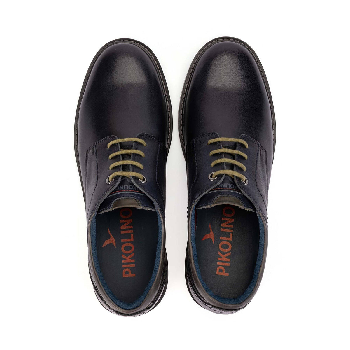Pikolinos Men's Berna M8J-4331C1 Leather Lace-Up Shoes Space