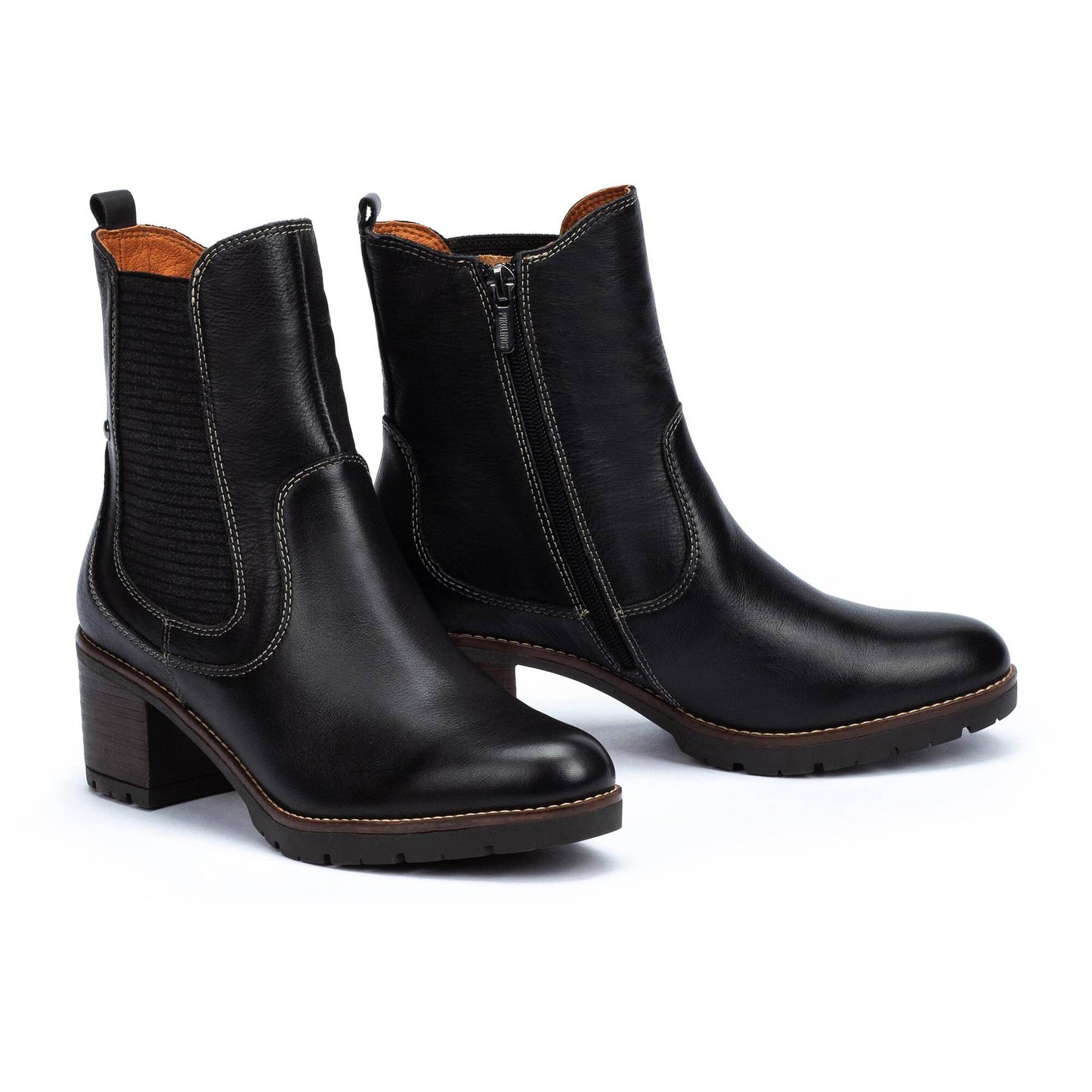 Pikolinos Women's Illanes W7H-8948 Leather Chelsea Boots Black