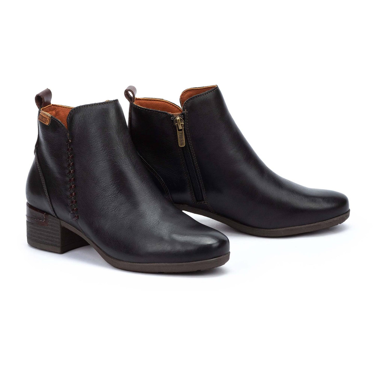 Pikolinos Women's Malaga W6W-8950 Leather Ankle Boots Black