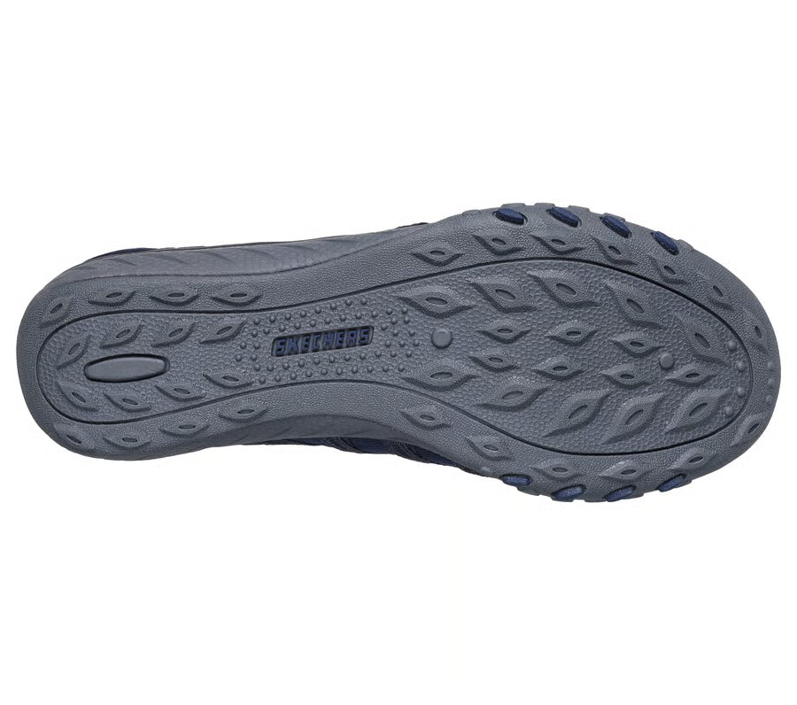 Skechers Women's 100593/NVY Slip-ins Relaxed Fit: Breathe-Easy - Roll-With-Me Trainers Navy Blue