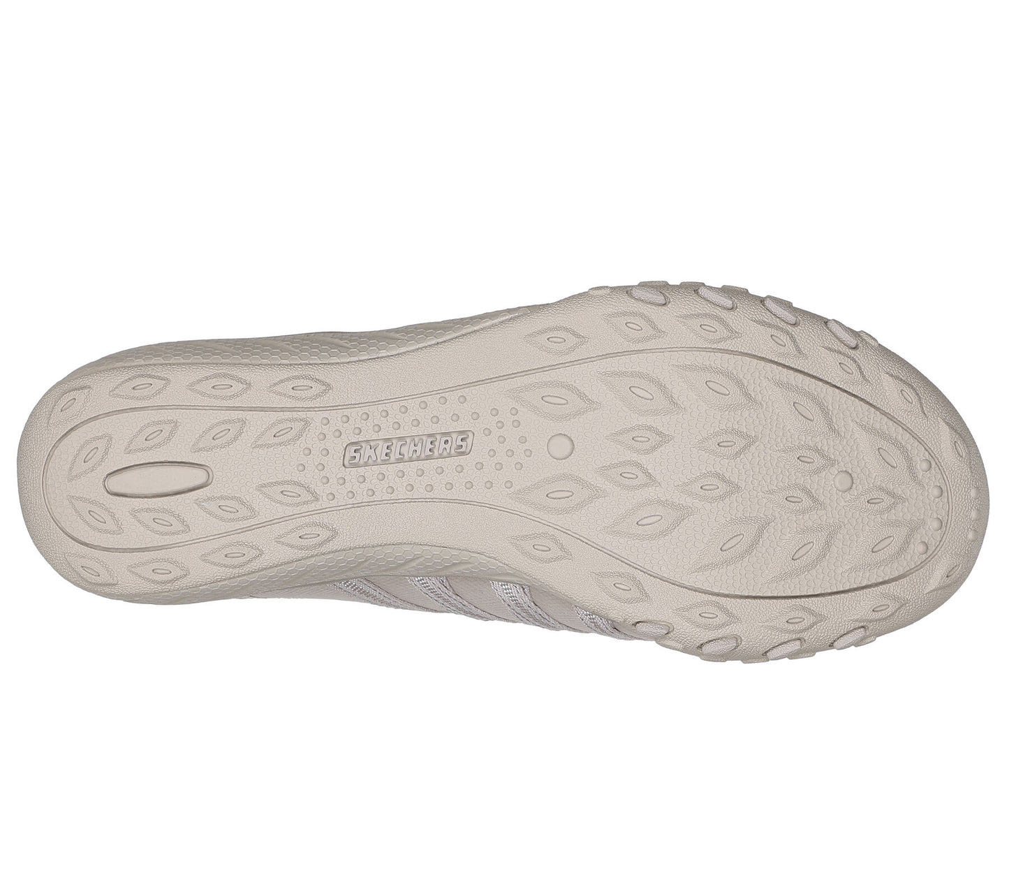 Skechers Women's 100593/TPE Slip-ins Relaxed Fit: Breathe-Easy - Roll-With-Me Trainers Taupe