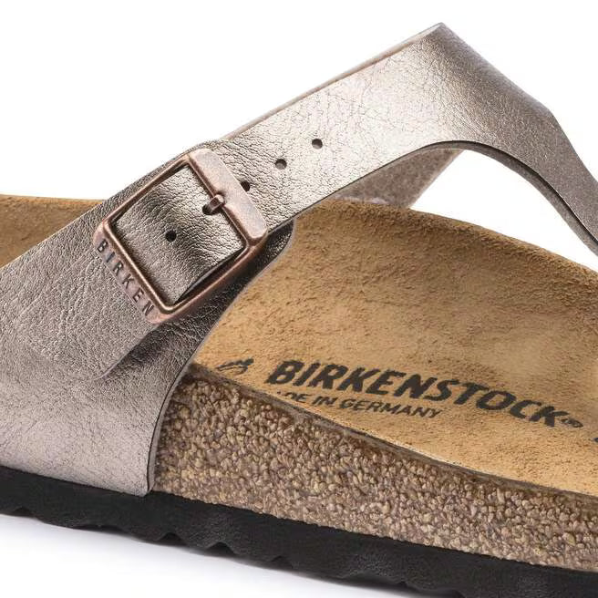 Birkenstock Women's Gizeh Birko-Flor Regular Fit Sandals Graceful Taupe