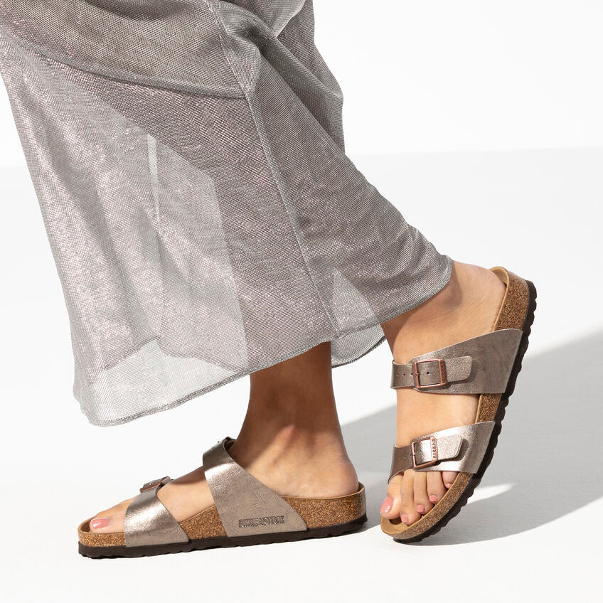 Birkenstock Unisex Sydney Birko-Flor Regular Fit Sandals Graceful Taupe