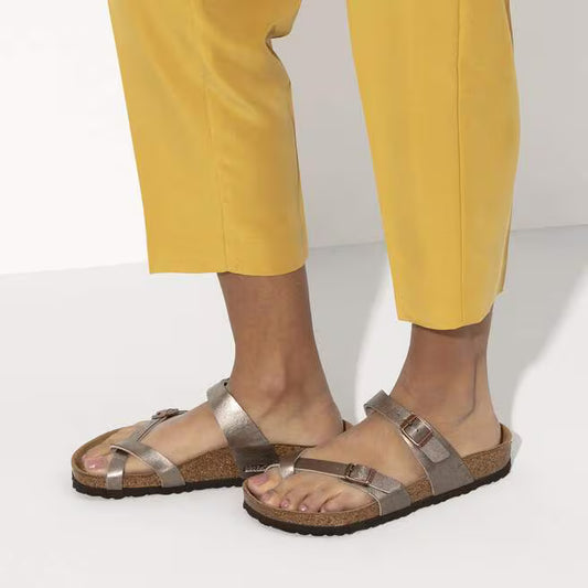 Birkenstock Women's Mayari Birko-Flor Sandals Graceful Taupe