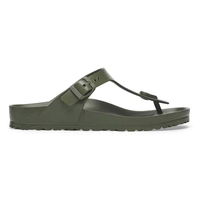 Birkenstock Women's Gizeh EVA Regular Fit Sandals Khaki Green