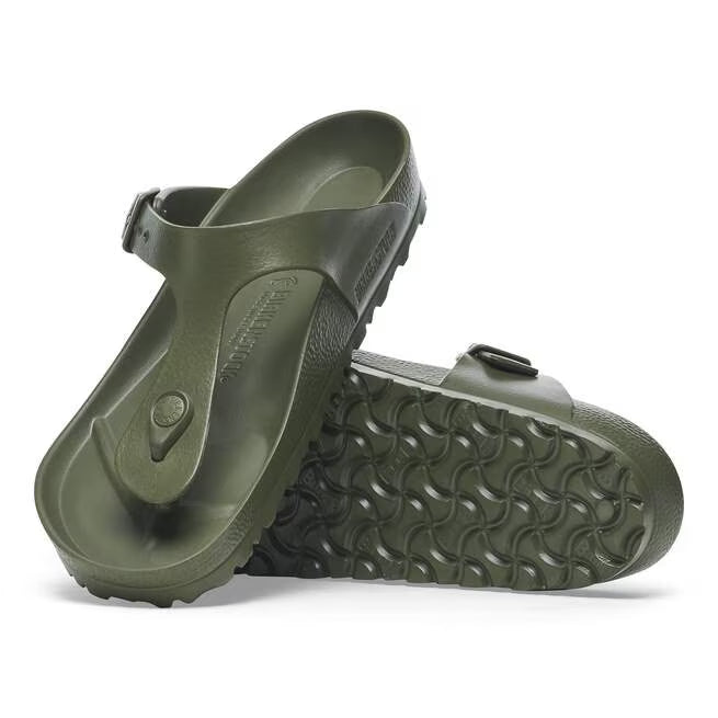Birkenstock Women's Gizeh EVA Regular Fit Sandals Khaki Green