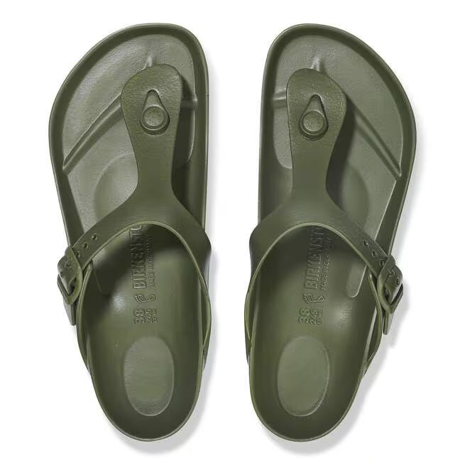 Birkenstock Women's Gizeh EVA Regular Fit Sandals Khaki Green