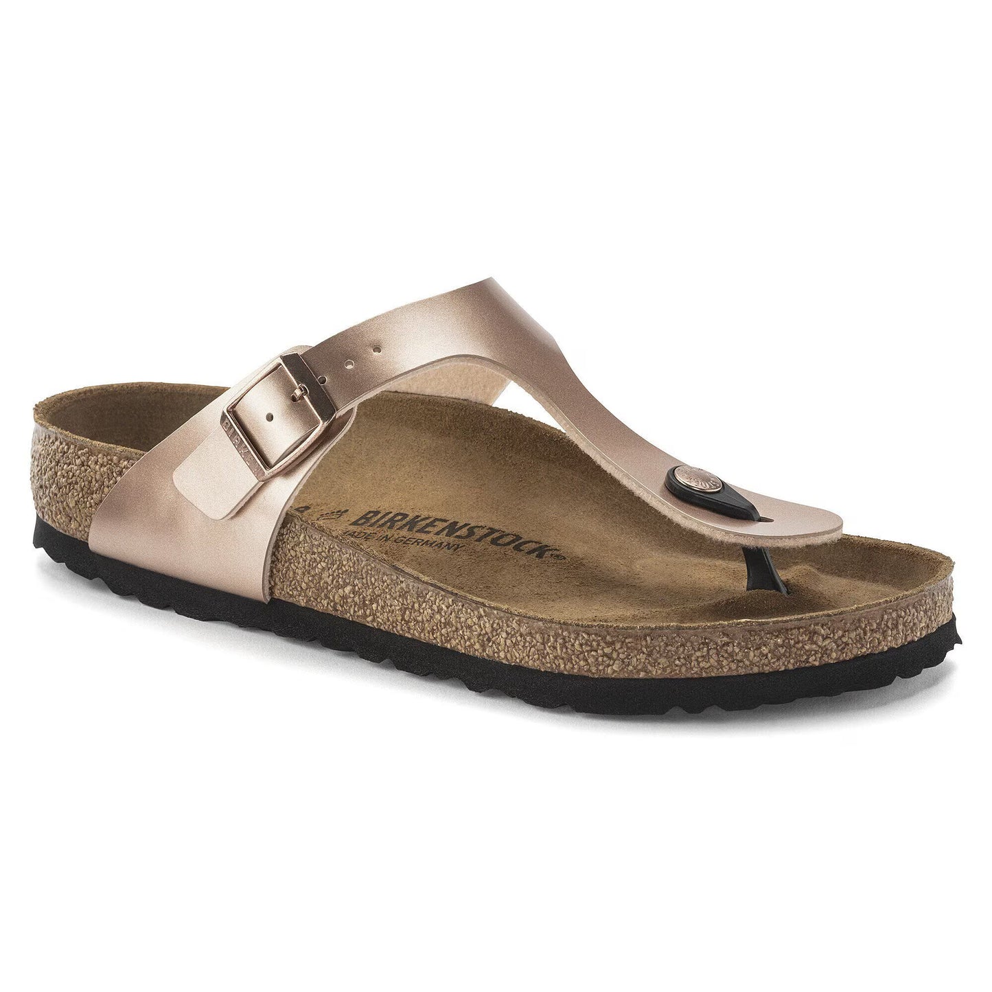 Birkenstock Unisex Gizeh Birko-Flor Regular Fit Sandals Copper