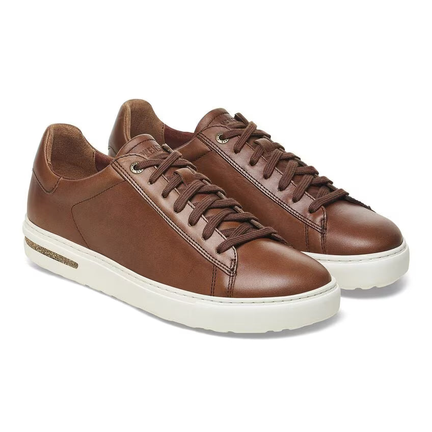 Birkenstock Unisex Bend Leather Low Casual Trainers Cognac Brown