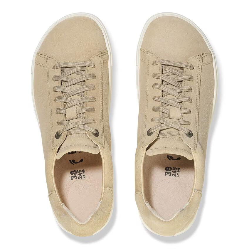 Birkenstock Unisex Bend Leather Low Casual Trainers Sandcastle