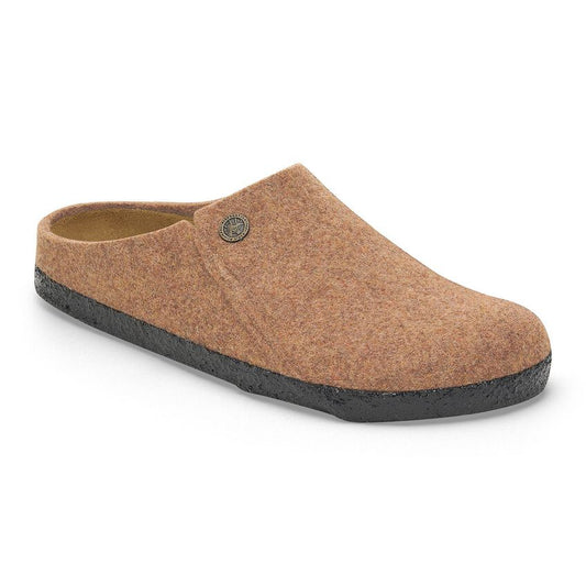 Birkenstock Unisex Zermatt Wool Felt Clog Slippers Toffee Brown