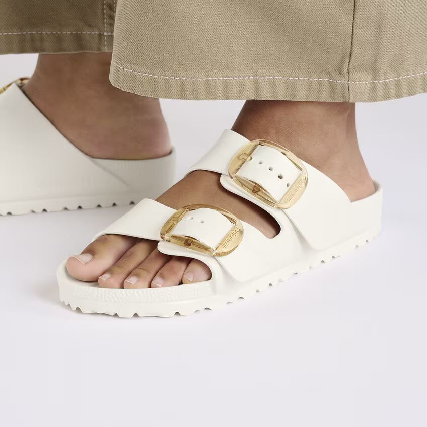 Birkenstock Women's Arizona Big Buckle EVA Sandals Eggshell