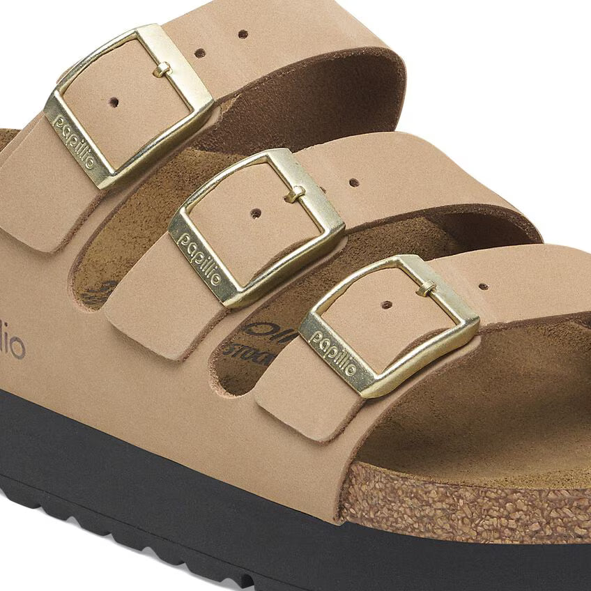 Birkenstock Women's Florida III Flex Platform Sandals Sandcastle