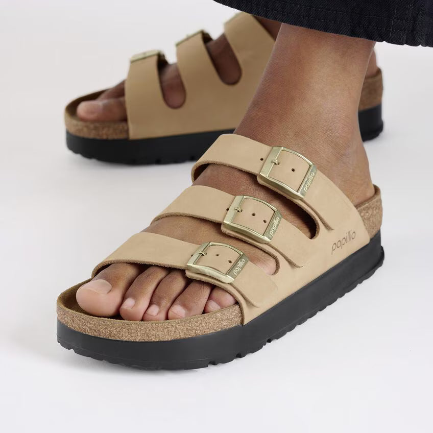Birkenstock Women's Florida III Flex Platform Sandals Sandcastle