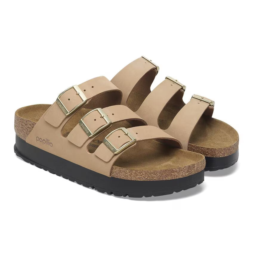 Birkenstock Women's Florida III Flex Platform Sandals Sandcastle