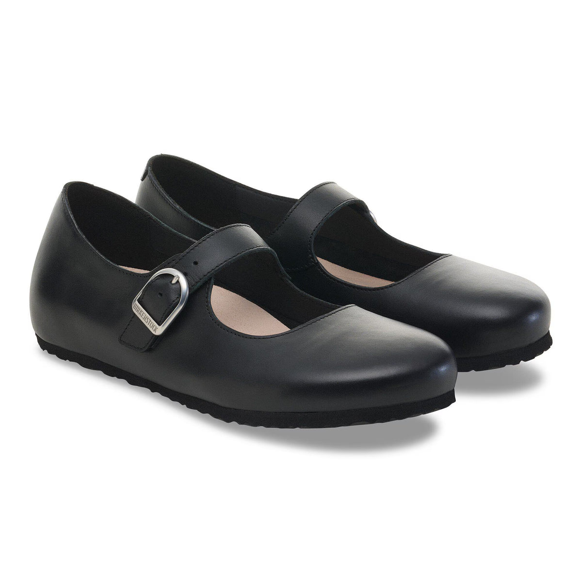 Birkenstock Women's Santa Clarita Leather Shoes Black