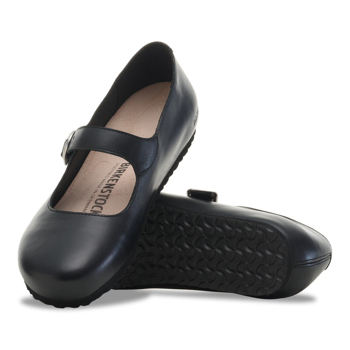 Birkenstock Women's Santa Clarita Leather Shoes Black