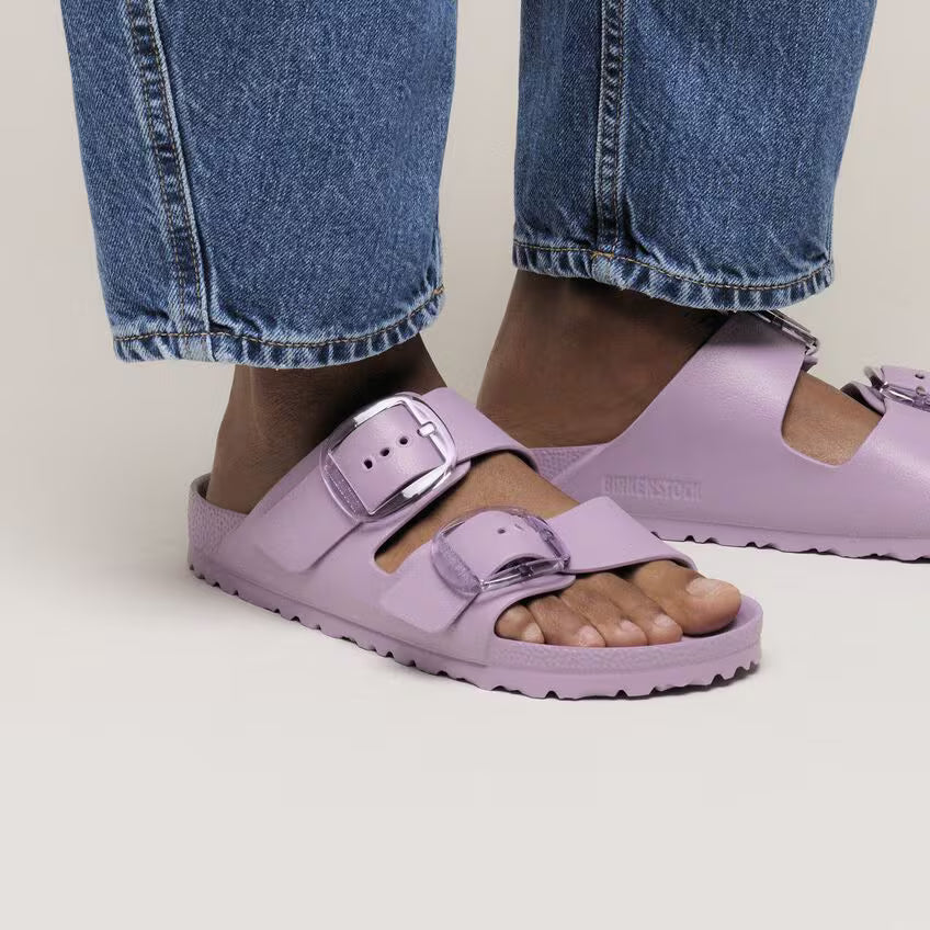 Birkenstock Women's Arizona Big Buckle EVA Sandals Mauve Purple