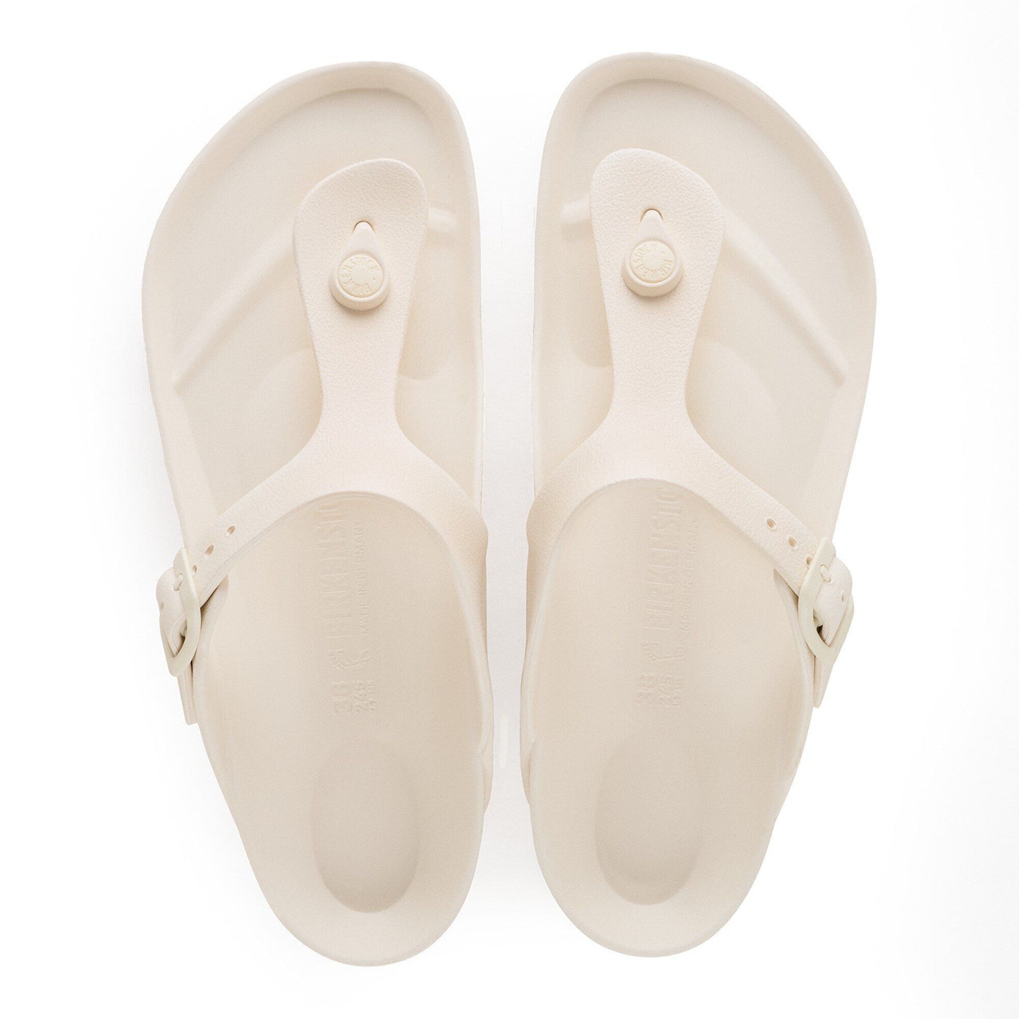 Birkenstock Women's Gizeh EVA Regular Fit Sandals Eggshell