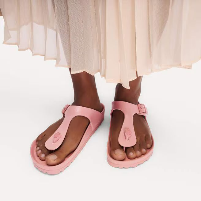 Birkenstock Women's Gizeh EVA Regular Fit Sandals Pink Clay