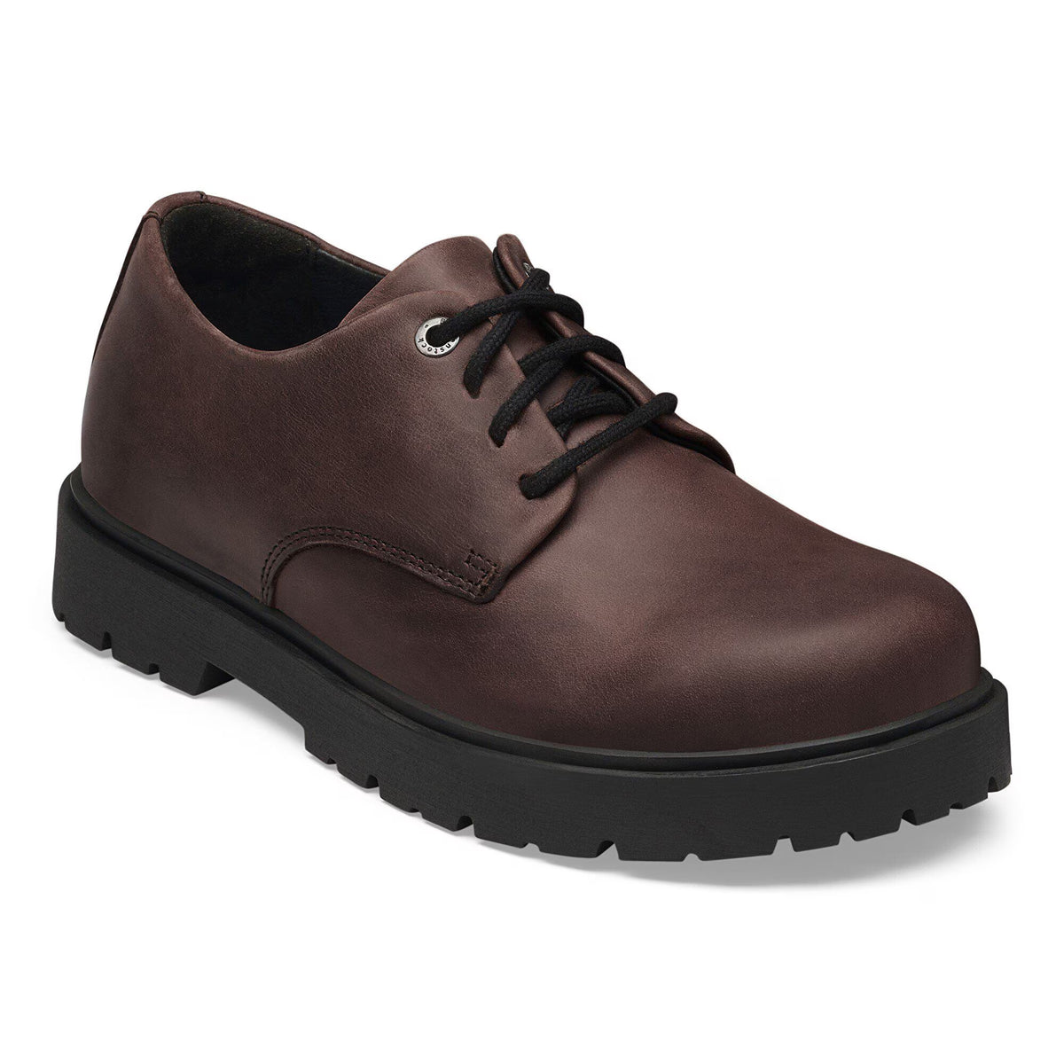 Birkenstock Unisex Highwood Lace Up Leather Shoes Habana Brown