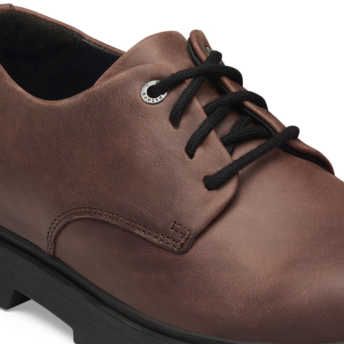 Birkenstock Unisex Highwood Lace Up Leather Shoes Habana Brown