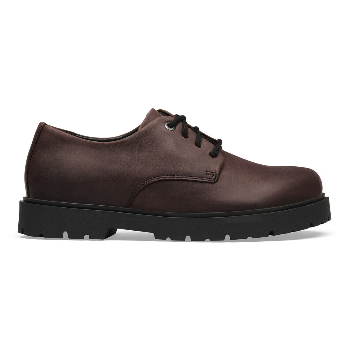 Birkenstock Unisex Highwood Lace Up Leather Shoes Habana Brown