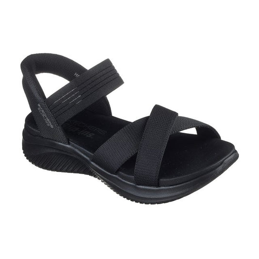 Skechers Women's 119975/BLK Slip ins: Ultra Flex 3.0 Never Better Sandals Black
