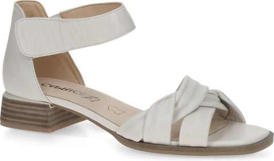 Caprice Women's 9-9-28202-20 144 Leather Sandals Off White
