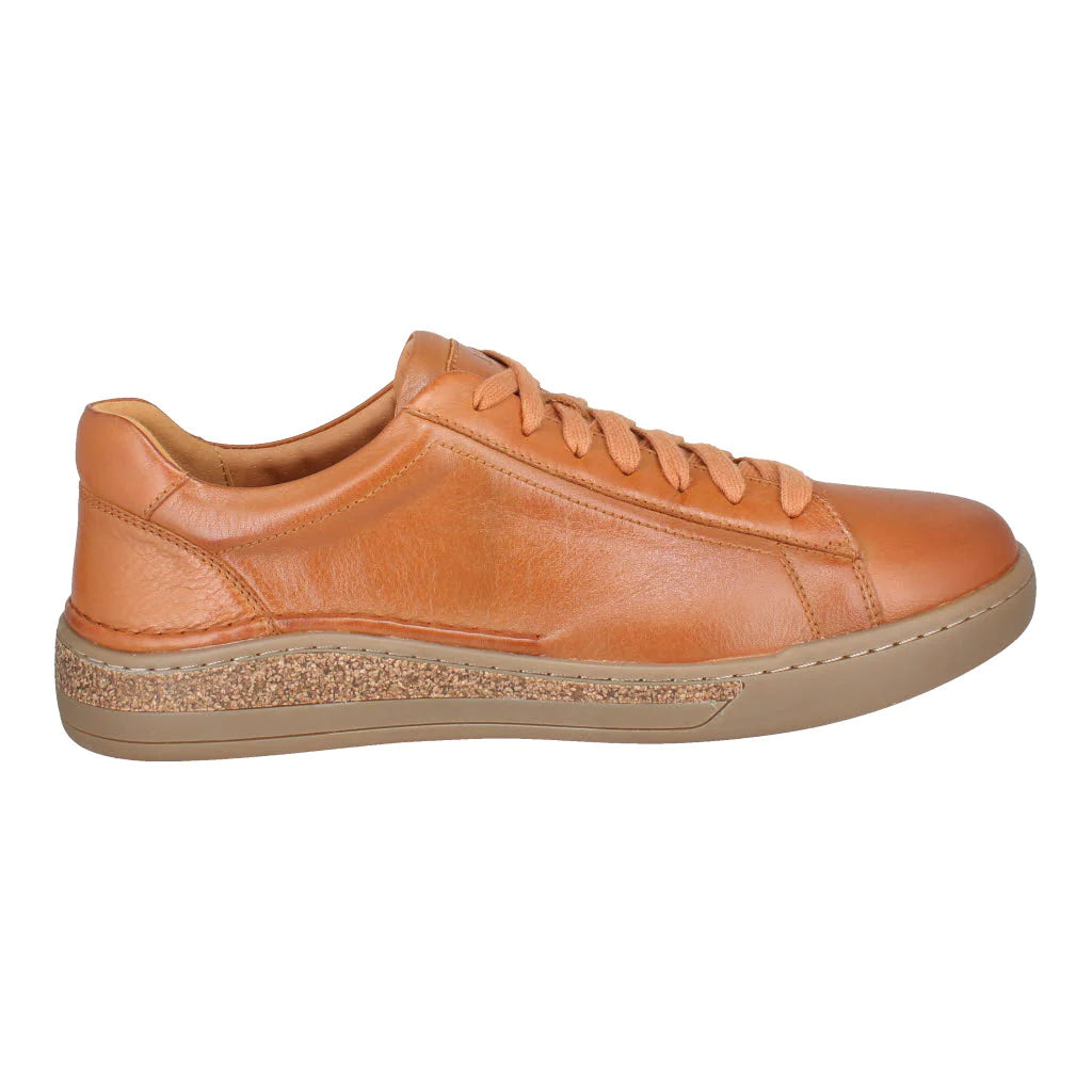 Josef Seibel Men's Cleve 02 Leather Casual Shoes Trainers Camel Brown
