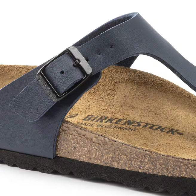 Birkenstock Women's Gizeh Birko-Flor Regular Fit Sandals Blue