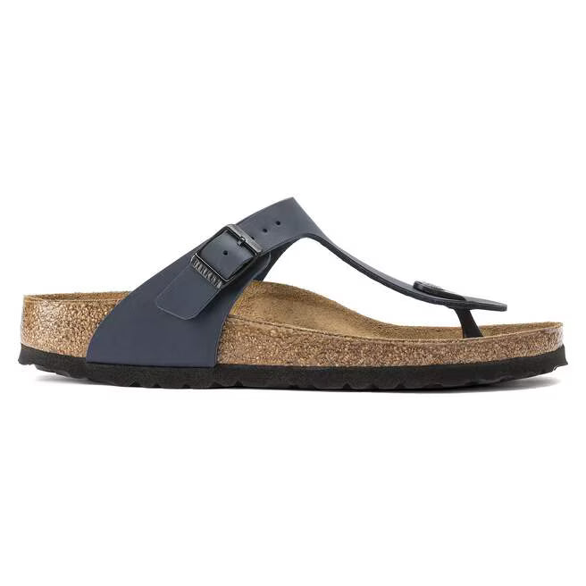 Birkenstock Women's Gizeh Birko-Flor Regular Fit Sandals Blue