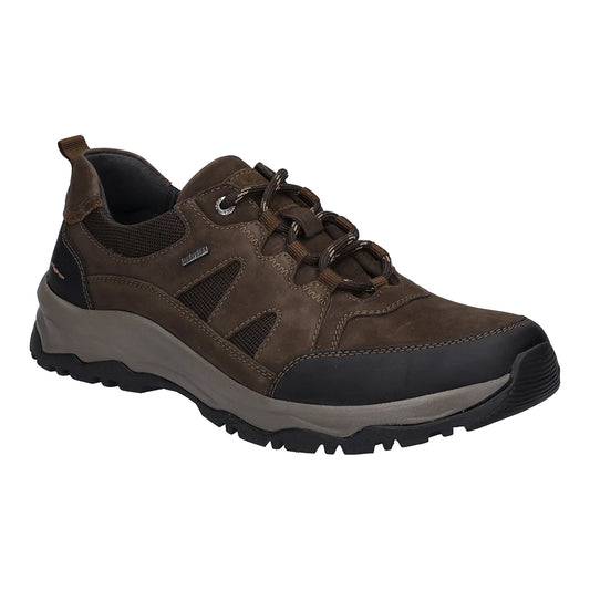 Josef Seibel Men's Leroy 50 Waterproof Leather Trainers Braun Brown