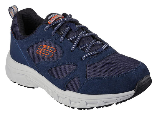Skechers Men's 237348/NVOR Relaxed Fit: Oak Canyon - Sunfair Walking Shoes Navy Orange