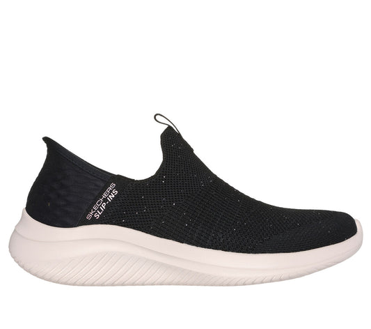 Skechers Women's 149594/BKRG Slip-ins: Ultra Flex 3.0 - Shiny Night Trainers Black / Rose Gold