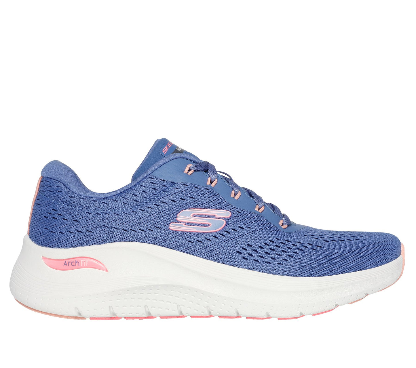 Skechers Women's 150051/BLPK Arch Fit 2.0 - Big League Trainers Blue Pink