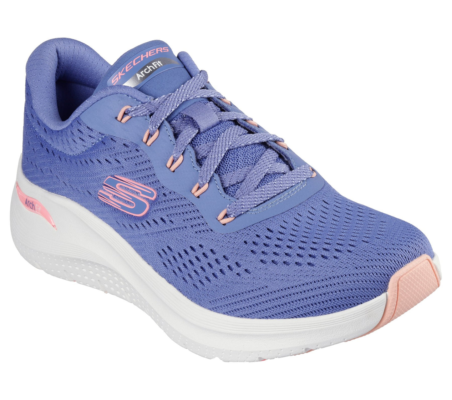 Skechers Women's 150051/BLPK Arch Fit 2.0 - Big League Trainers Blue Pink