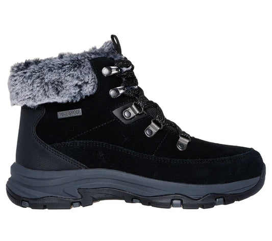 Skechers Women's 167882/BLK Waterproof: Trego - Snow Worries Boots Black