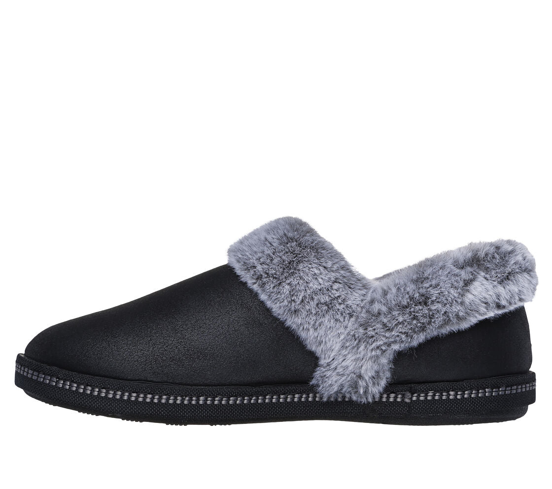 Skechers Women's 169010/BLK Cozy Campfire - French Toast 2 Slippers Black