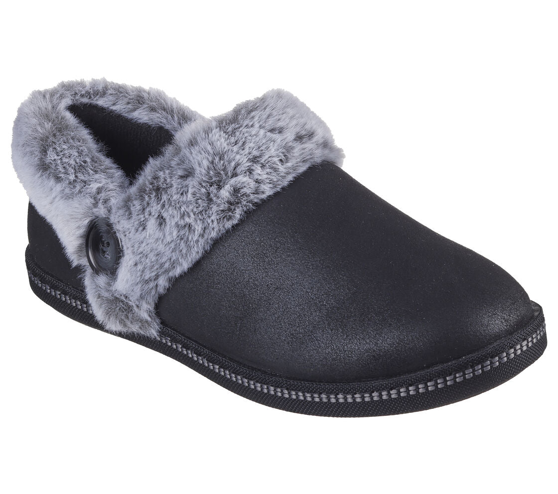 Skechers Women's 169010/BLK Cozy Campfire - French Toast 2 Slippers Black