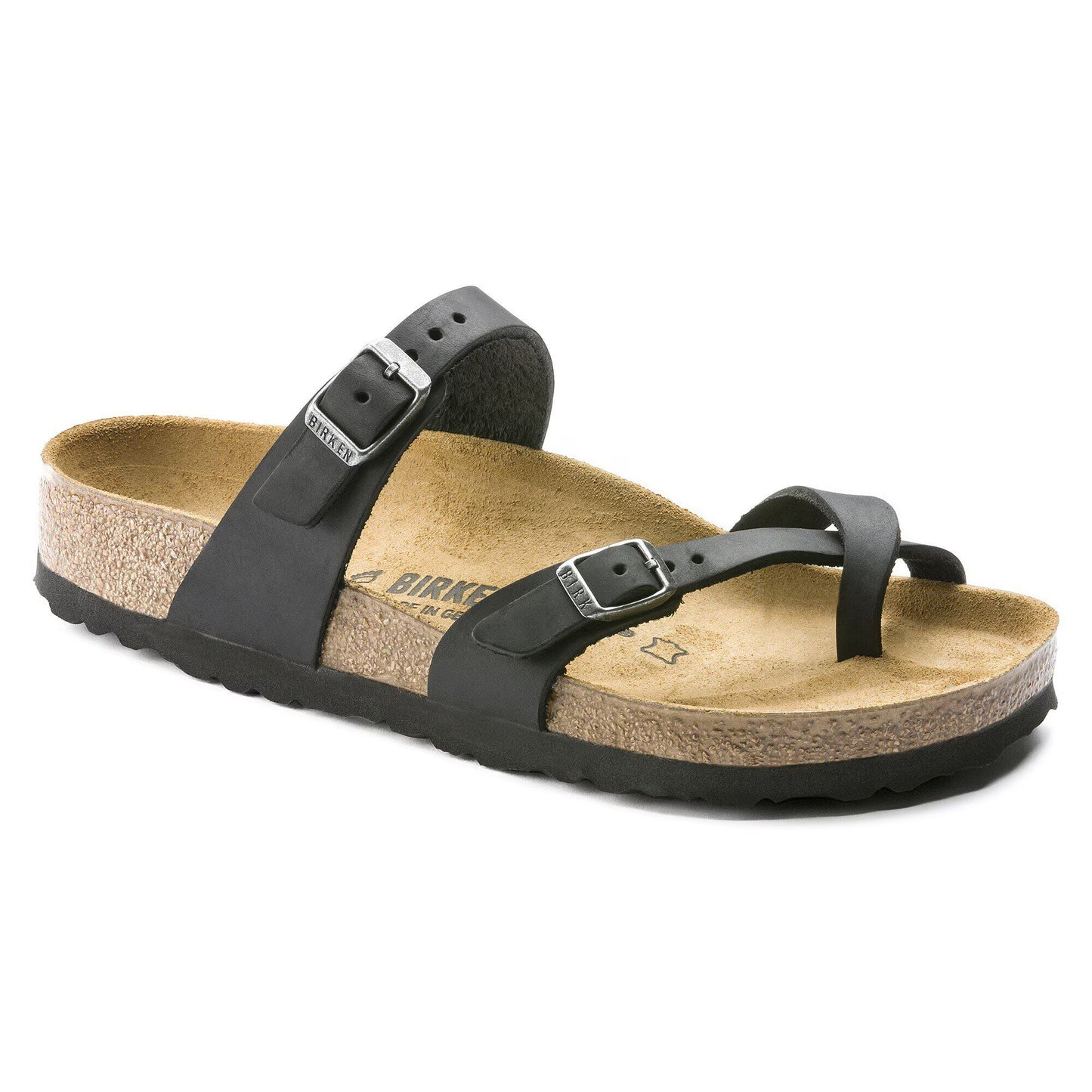 Birkenstock Women's Mayari Oiled Leather Sandals Black