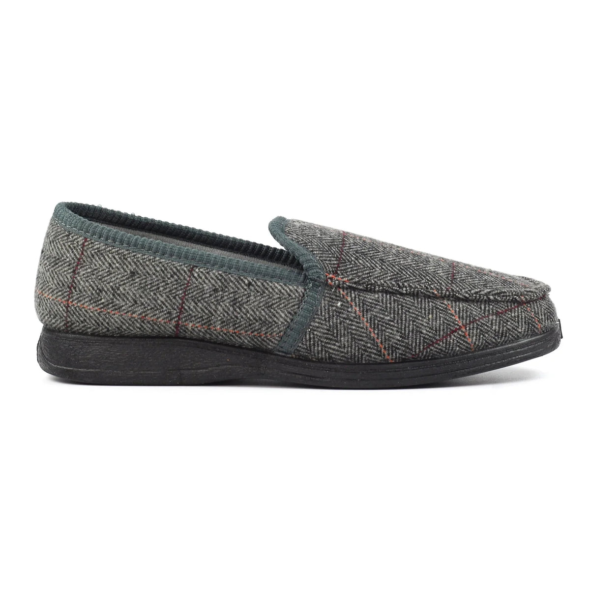 Lunar Men's KMD103GR Eisenhower II Grey Slipper