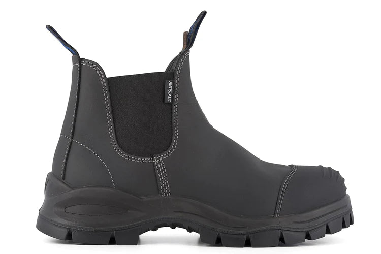 Blundstone Men's 910 Leather Safety Chelsea Boots Black