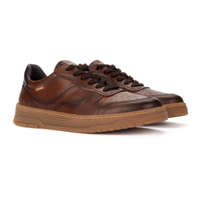Pikolinos Men's M1U-6468C1 SALINAS leather sports shoe - Brown