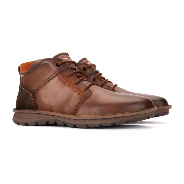 Pikolinos Men's M2T-8066C1 BAEZA Men's extra comfort lace-up boot in Light Brown