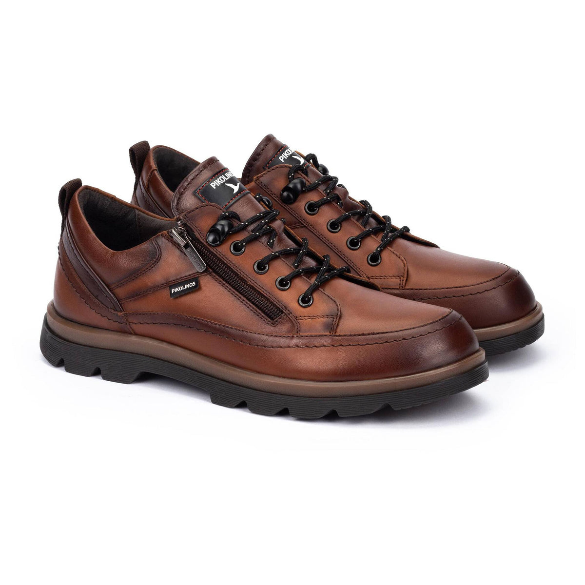 Pikolinos Men's Vigo M3M-4163C1 Leather Lace-Up Shoes Cuero Brown