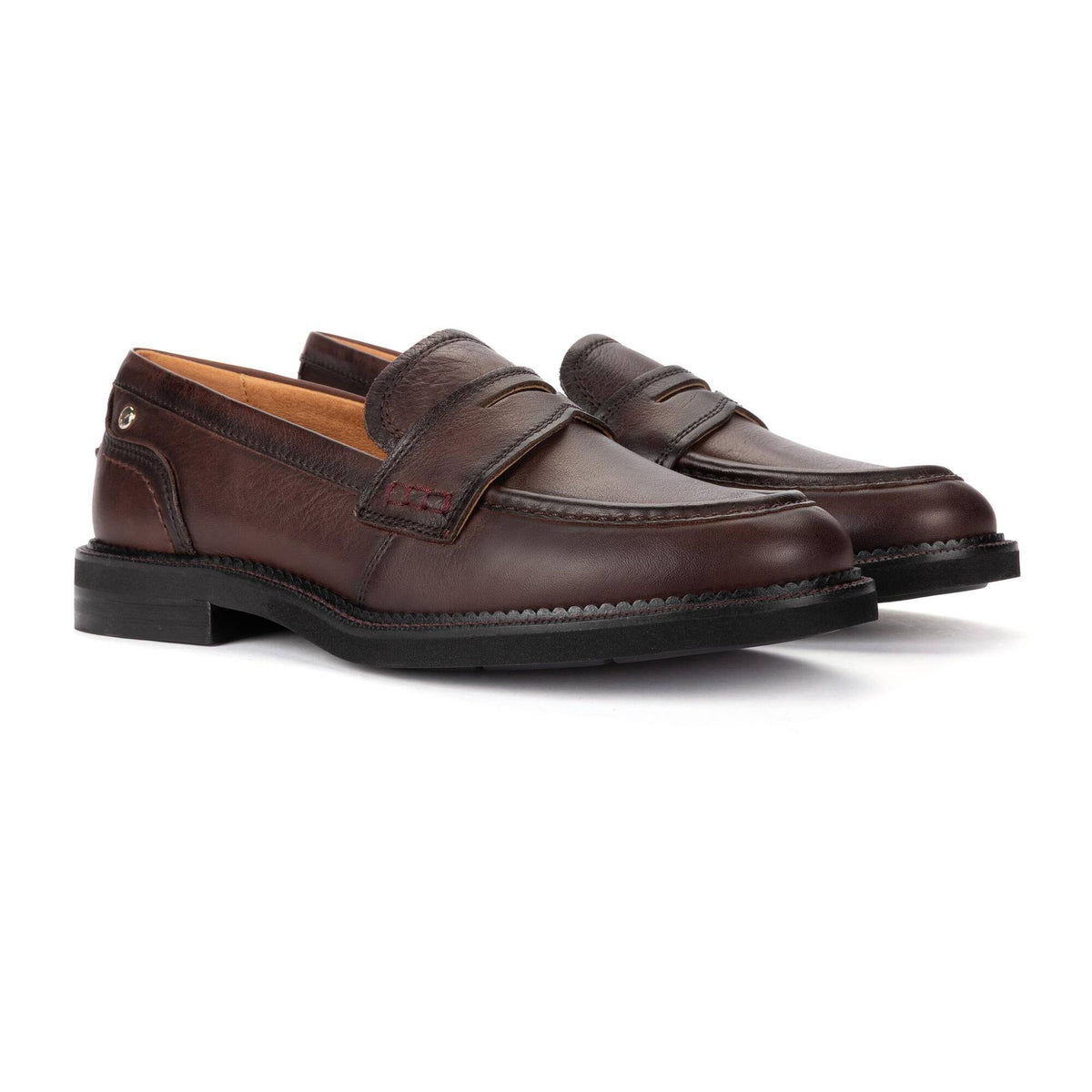 Pikolinos Women's Deva W2L-3959 Leather Loafer Shoes Caoba Brown