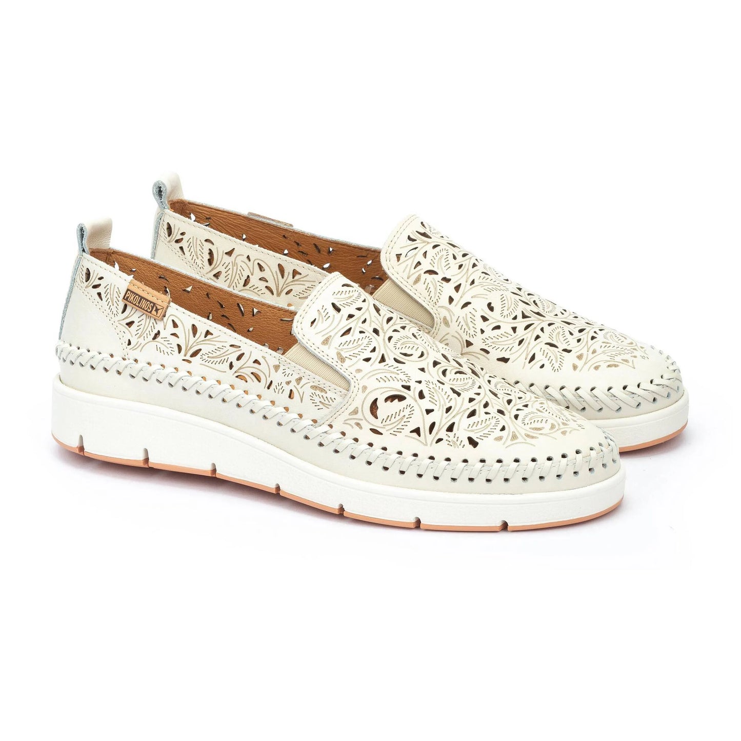 Pikolinos Women's Tenerife W8D-3896 Leather Moccasin Shoes Nata Beige