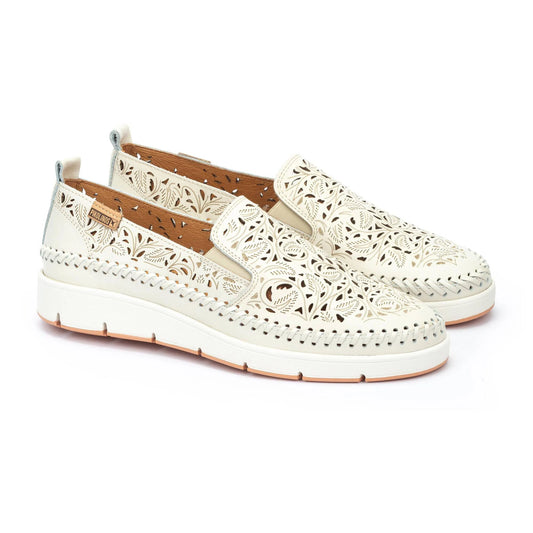 Pikolinos Women's Tenerife W8D-3896 Leather Moccasin Shoes Nata Beige