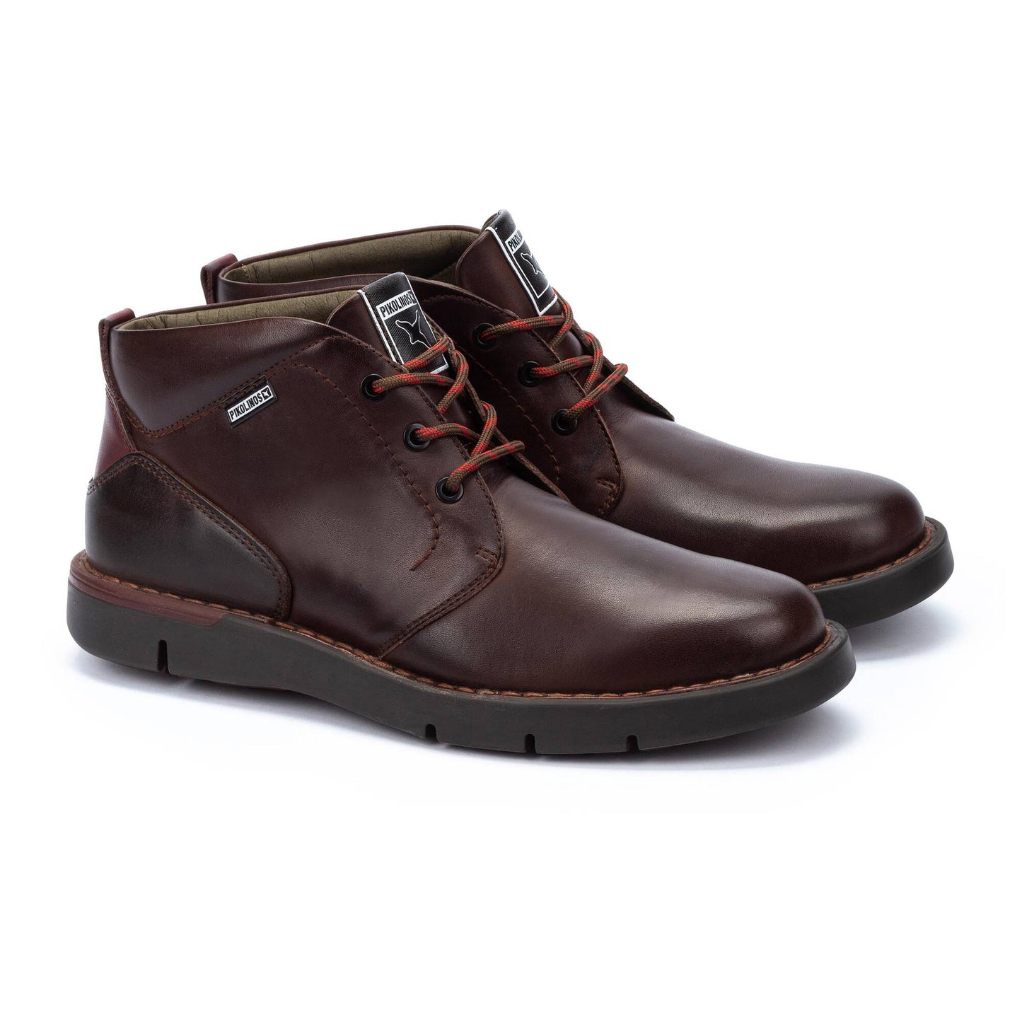 Pikolinos Men's Tolosa M7N-8177C1 Leather Casual Boots Olmo Brown